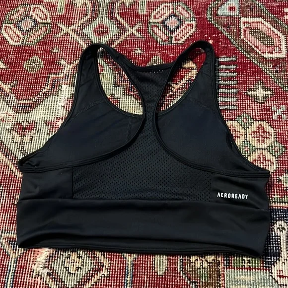 3/$30 Adidas crop top sports bra - Picture 2 of 5